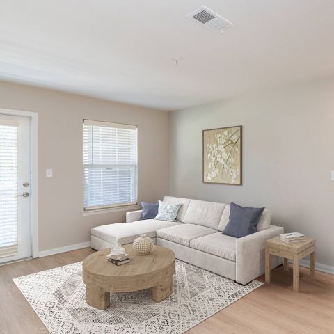 Attain on 5th Modern Spacious Living Room